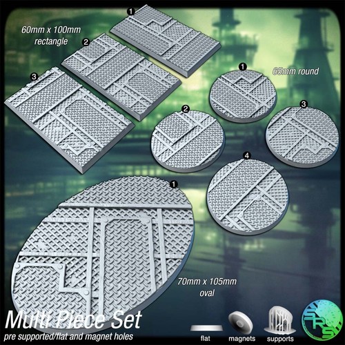 Industrial bases Legion Terrain Scenery Tabletop Miniatures 28mm - Picture 13 of 18