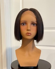 Glueless Lace Front Wig Human Hair Black For Women 100 Vietnamese Hair Straight