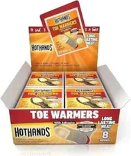 HotHands BULK  (40) Toe Warmers - Odor Absorbing - 8 Hours of Heat - EXP 08/2026