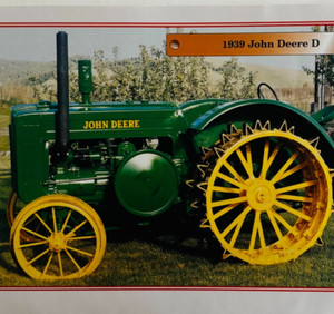 1939 John Deere D Antique Tractor 1970-80s Book Print Agriculture C80A