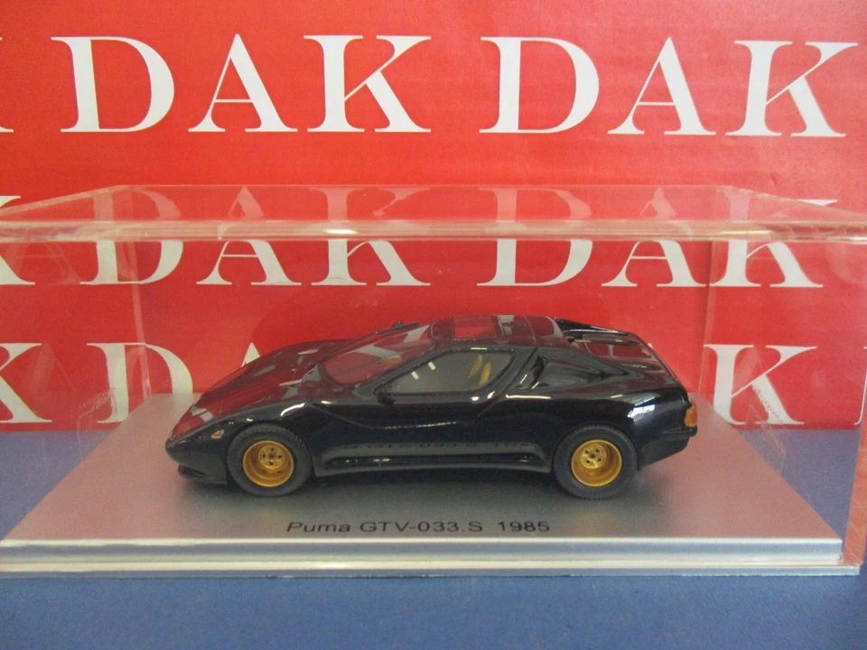 1/43 Modellino Auto PUMA GTV 033 S 1985 Black by Kess Lim. Ed. 200 pieces - Immagine 4 di 4