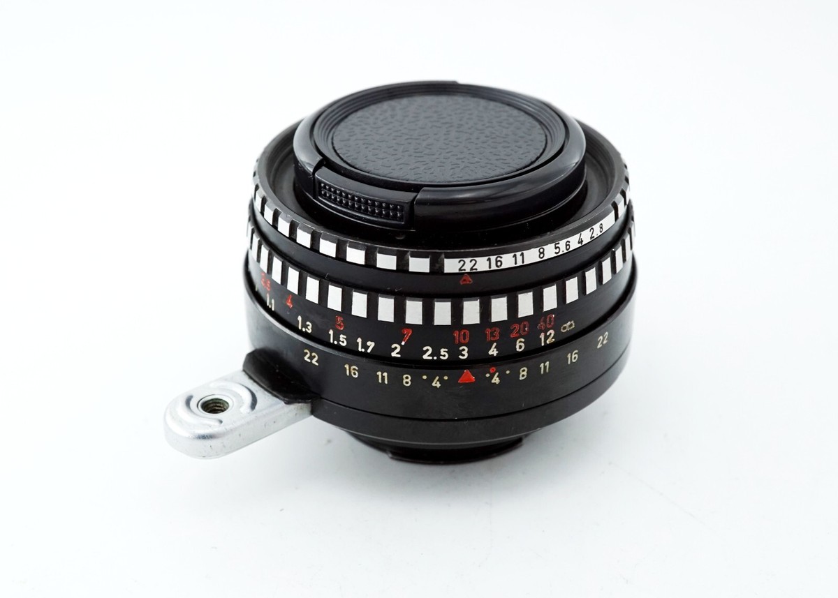 Vintage Meyer-Optik Gorlitz Zebra Domiplan 2.8/50mm exa mount lens