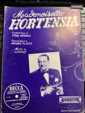 1949 Scarce GUY LOMBARDO Sheet Music MADEMOISELLE HORTENSIA