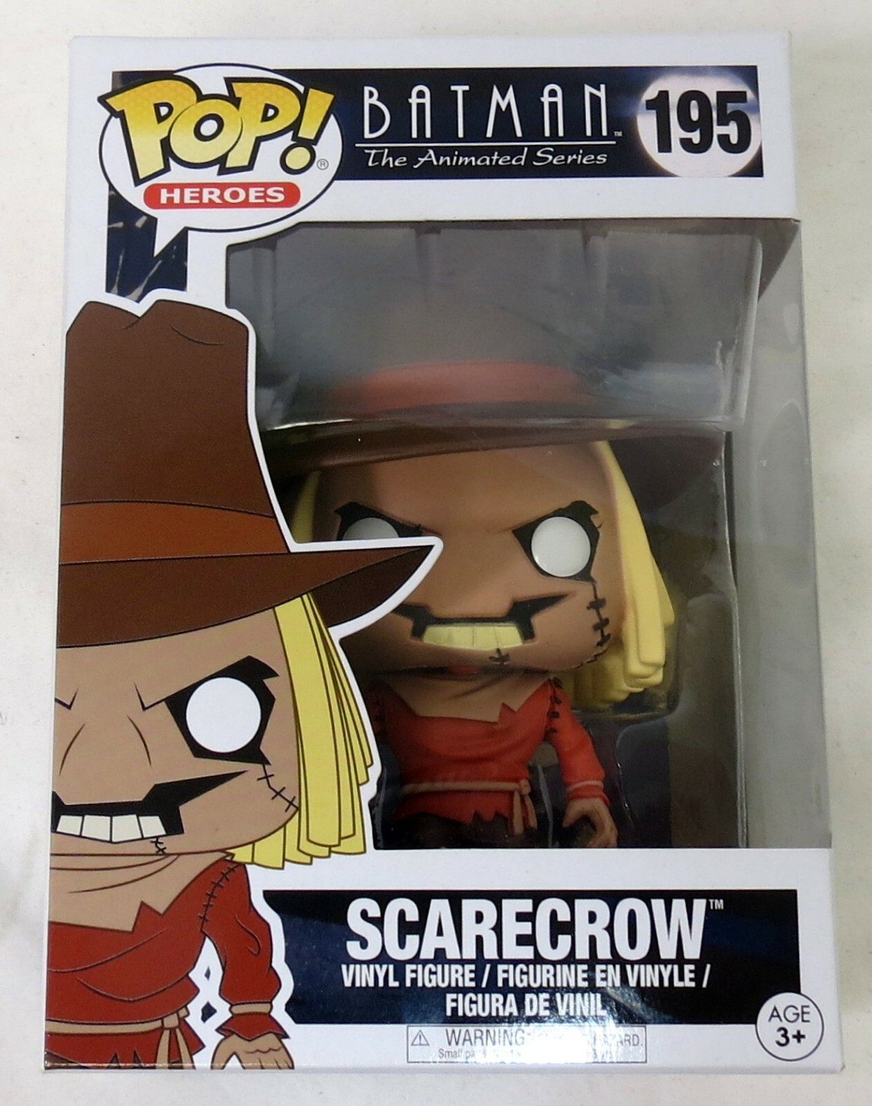 THE ANIMATED SERIES DC Heroes ~ SCARECROW VINYL FIGURE ~ BATMAN Funko POP