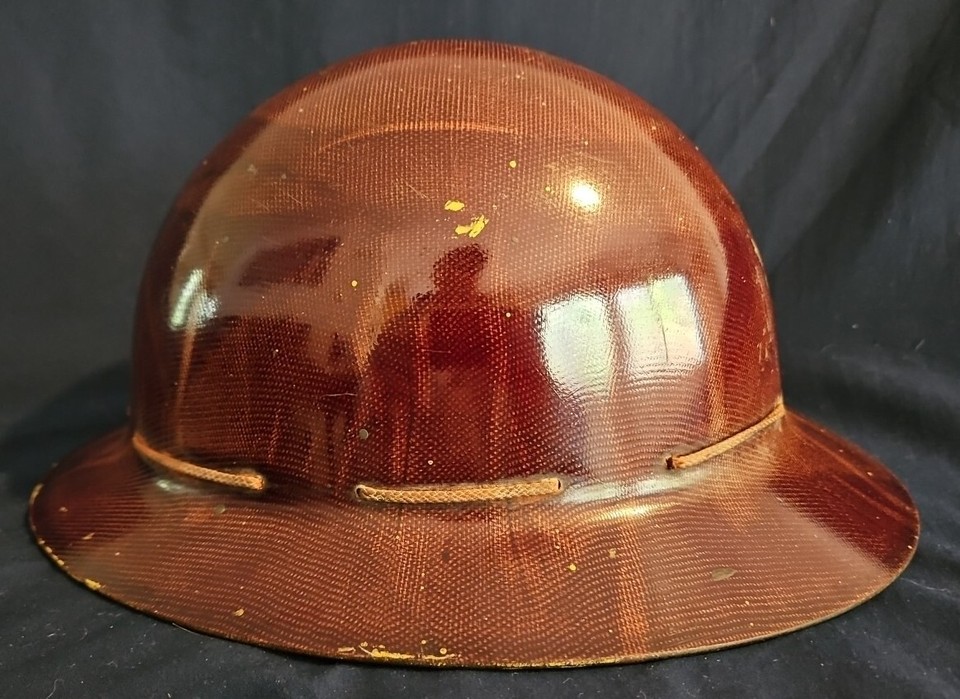 Vintage MSA Fiberglass Skullgard Hard Hat USS AB Steel American Bridge Type K eBay