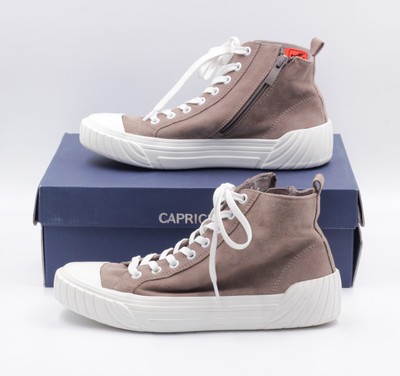 CAPRICE Damen Plateau High-Top Sneaker Leder Freizeitschuhe Stiefeletten NEU