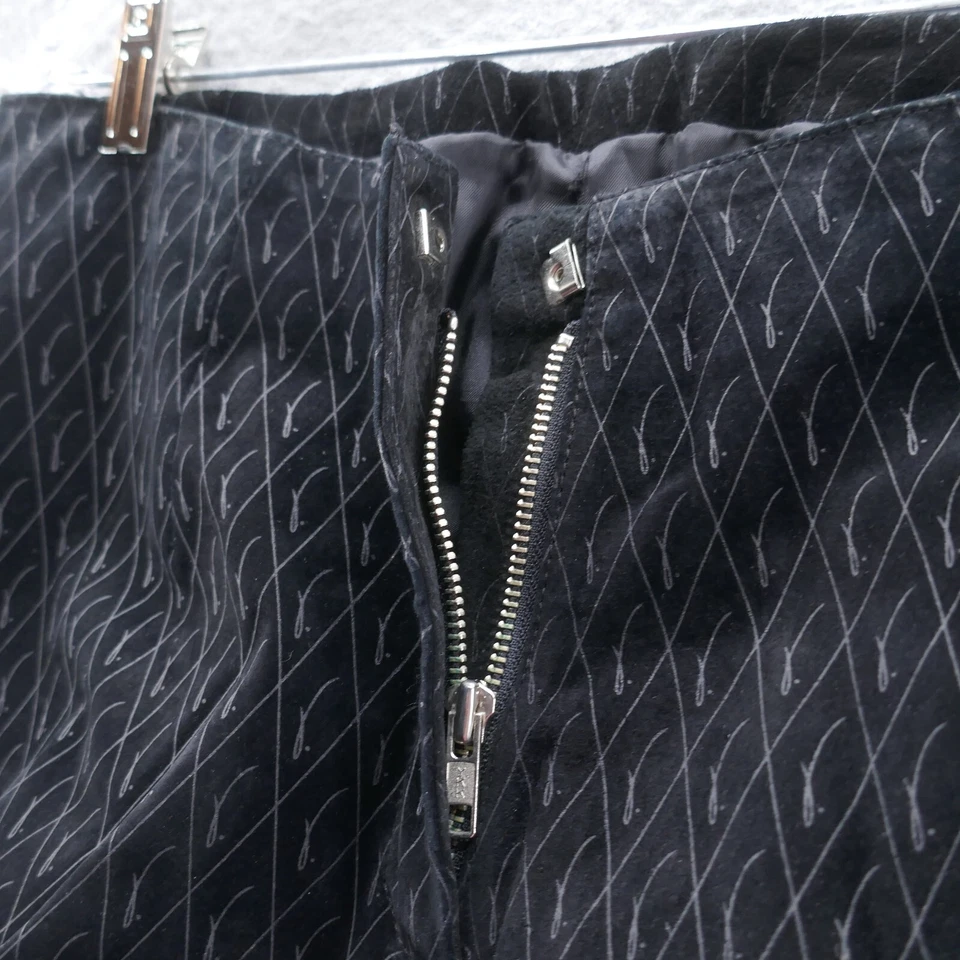 Pantalones de cuero Wilsons Venus Williams para mujer corte botín gamuza cuero 12 negros Foto 4 de 4