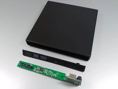 SM-PC Case vuoto SATA per unità CD/DVD SLIM 12,7 mm #a915