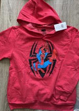 Marvel Spider-Man Red Sweatshirt Kids Unisex Size M New