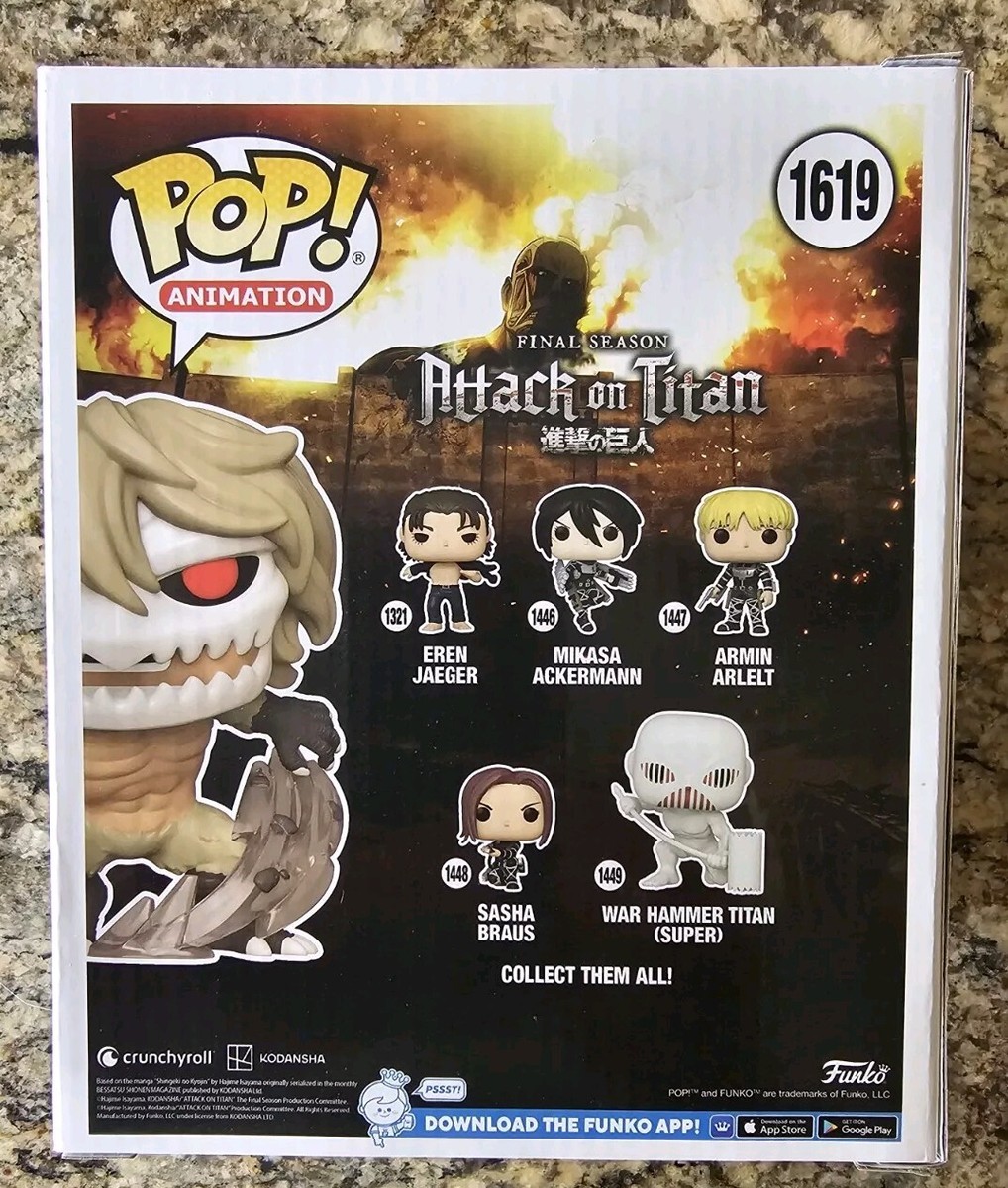 Funko Pop! Attack on Titan Jaw Titan (Falco) 1619 Hot Topic
