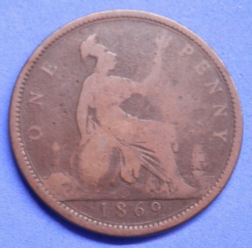Victoria Bronze Young Head Bun Pennies 1860-69 by date nice examples see menu - Picture 26 of 28
