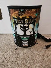 New Retro MCM Atomic Mod Cat Tropical Beach Decor Tripod  Lamp!