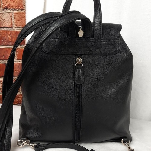 Liz Claiborne Women's Black Small Backpack Bag - Picture 3 of 7