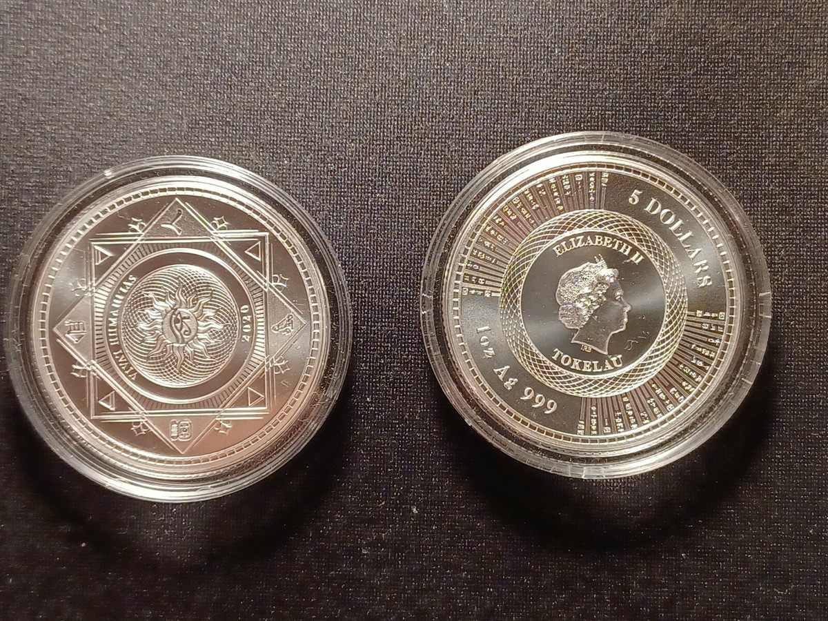 専用　トケラウVivat Humanitas １オンス銀貨　未流通品　２０２０年 2020 1 oz .999 Fine Silver Tokelau Vivat Humanitas | eBay