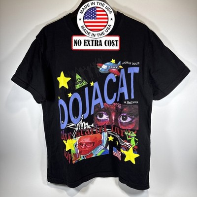 Vintage Doja Cat Scarlet Tour USA Black Graphic T Shirt NT137 FREE SHIPPING