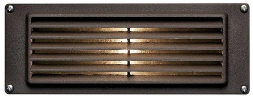 Hinkley 8 3/4" Wide Bronze Louvered LED Landscape Deck Light - Picture 1 of 8