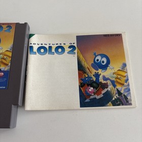 Adventures of Lolo 2 NES Nintendo Game + Original Manual PAL UKV Retro