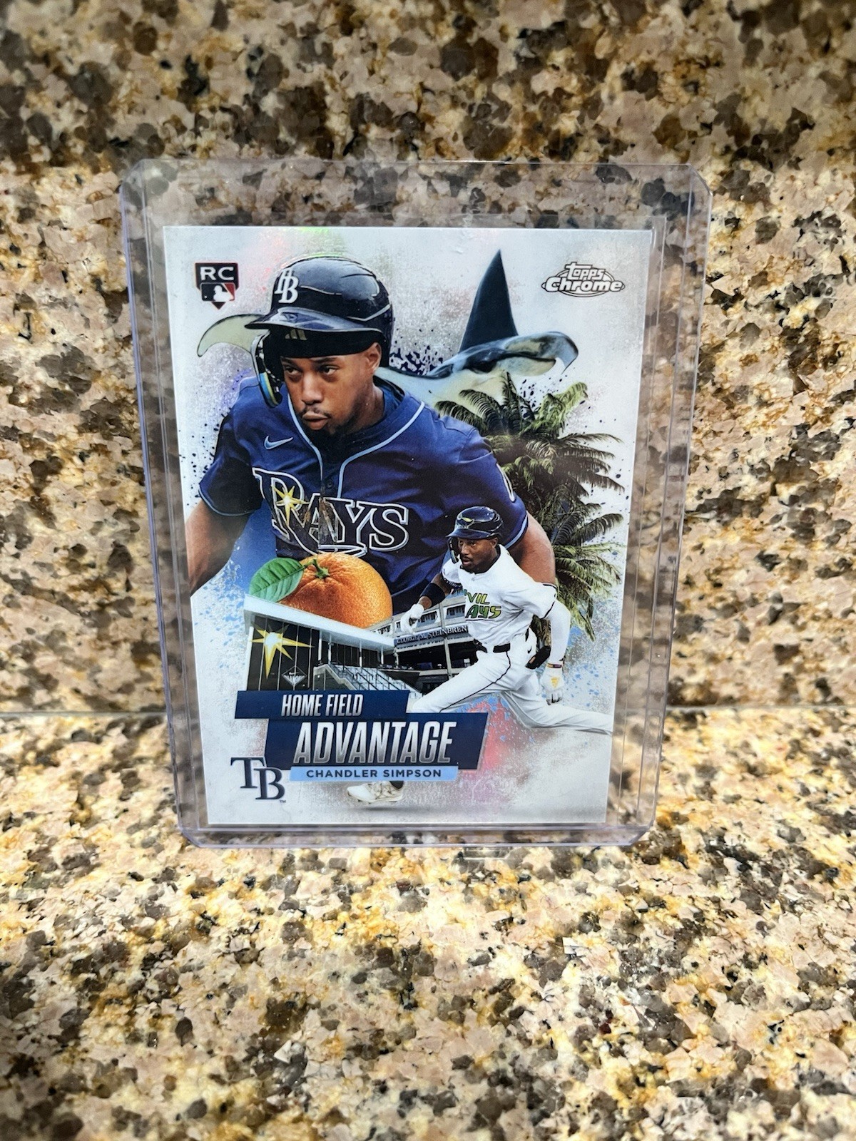 2025 Topps Chrome Update - Chandler Simpson Home Field Advantage Rookie #HA-50