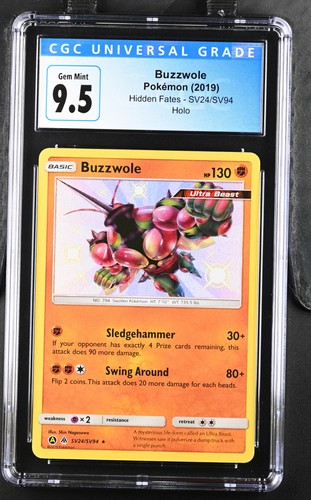 Buzzwole graded CGC 10 for sale on eBay