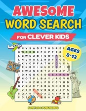 Awesome Word Search For Clever Kids Ages 8-12 - 100 Themed Puzzles: Educational