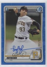 2020 Bowman Draft Chrome Picks Blue Refractor 118/150 Logan Hofmann Auto 0h6f