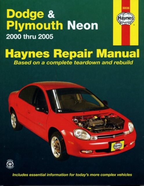 Dodge & Plymouth Neon (2000-2005) Haynes Repair Manual (Usa) Haynes Publishing - Image 3