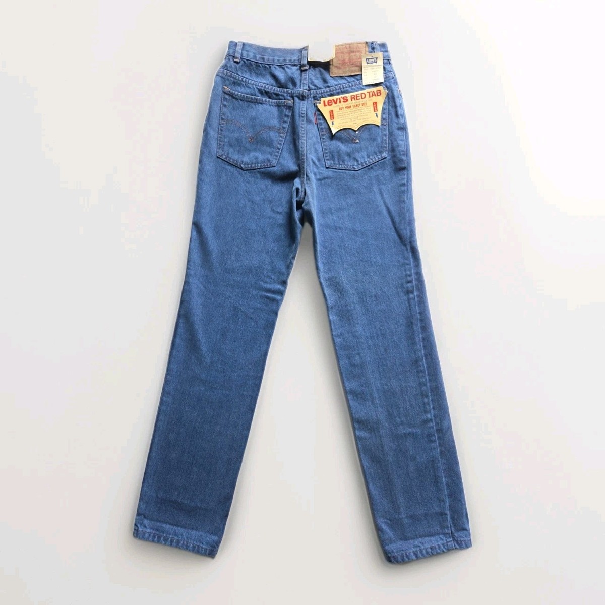 Vintage Levi's 503-02 Loose Straight Jeans Red Tab Acid Wash Made