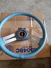 78-88 Cutlass 442 Supreme 2 Spoke Sport Steering Wheel Blue Leather