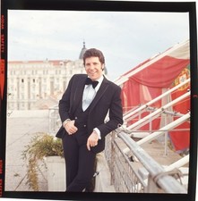 Tom Jones Photo Shoot in Tuxedo 1960's Camera Original 2.25 x 2.25 Transparency