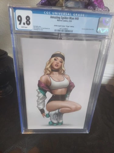 Amazing Spider-Man #40 (#934) Lee Golden Apple Comics Virgin - CGC 9.8 - NM/M!!