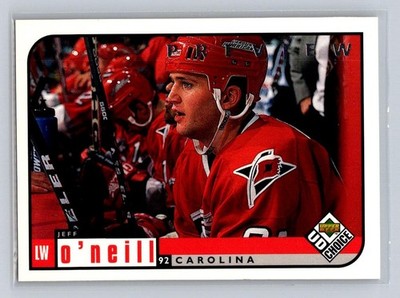 1998-99 UD Choice Preview #37 Jeff O'Neill Carolina Hurricanes