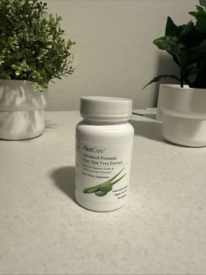 AloeCure Organic Aloe Vera Capsules, 130,000mg Inner 1 Bottle (30 Capsules) 