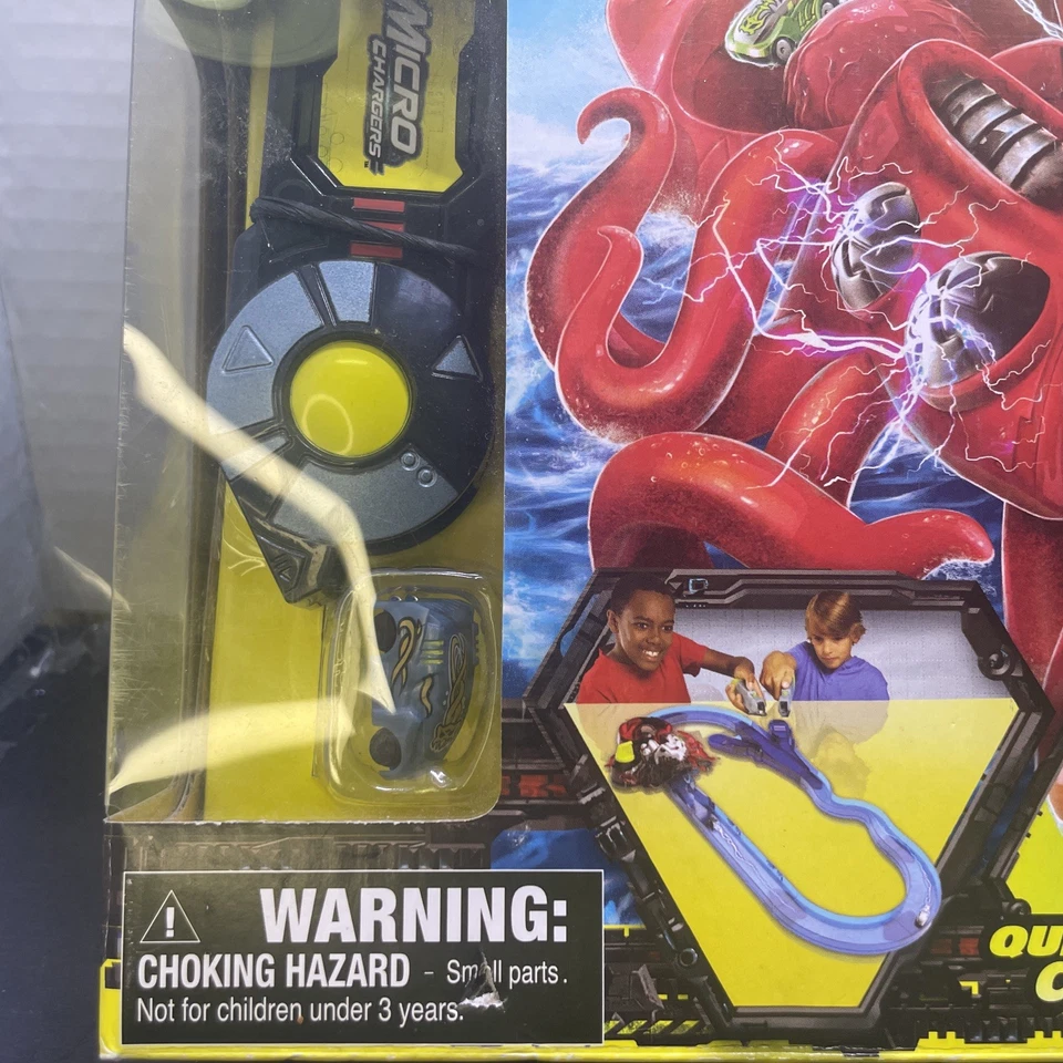 Micro Chargers Cyber Squid Attack Race Track Set NWT New - Image 3 of 4