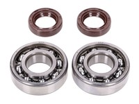 Kurbelwellenlager Satz Naraku SKF / FKM Premium C4 MetallkäFig FüR Peugeot Liege