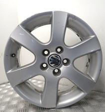 VOLKSWAGEN POLO 15'' SILVER ALLOY WHEEL 6Q0601025R (S-563)