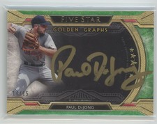 2018 Topps Five Star #FGG-PD Paul DeJong Golden Graphs Green #/15