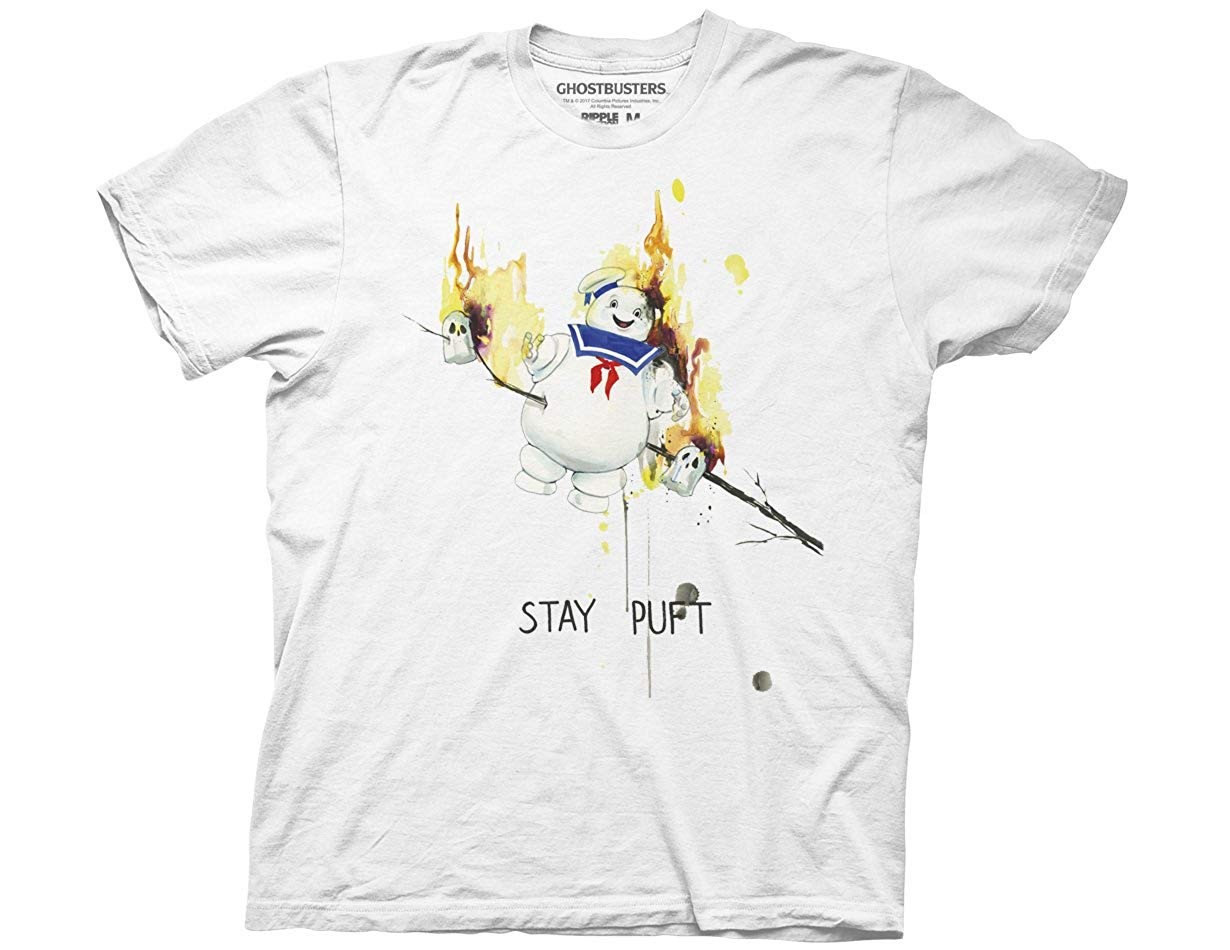 Футболка для взрослых с иллюстрацией Охотники за привидениями остаются в жареном виде 2590₽