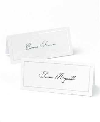 Platinum Foil Border Printable Place Cards, Party Supplies, 210 GSM, 96 Count, W