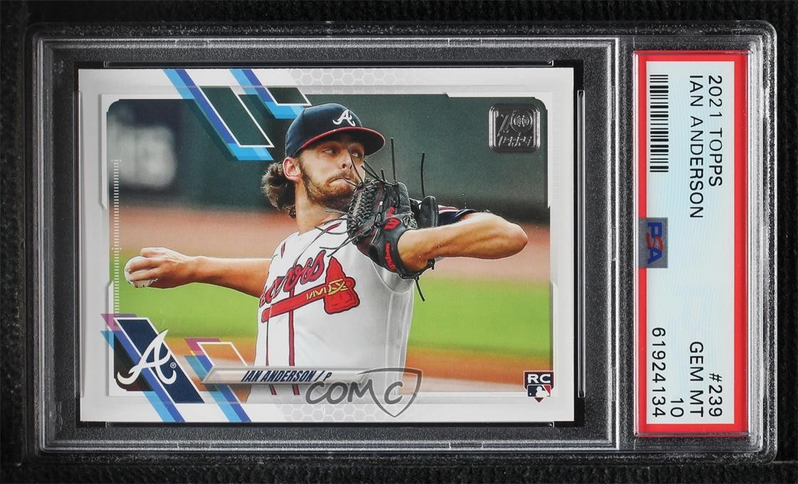 2021 Topps Ian Anderson (Horizontal) #239 PSA 10 GEM MT sl7