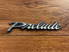 Oem 1992-1996 Honda Prelude Rear Trunk Emblem Badge Script Oem 1992-1996 Honda Prelude Rear Trunk Emblem Badge Script