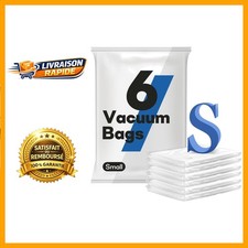 Lot de 6 Sacs Sous Vide 60x40 cm - Économie d'Espace et Protection Totale