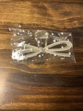 Pearl And Rhinestone Bow Hair Clip