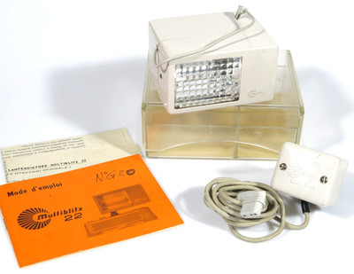PRL) FLASH LIGHT MULTIBLITZ 22 FLASHER LAMP BLITZGERÄTE ILLUMINATOR