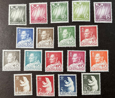 Greenland Mnh 48-65 Complete Set 1963-68 Catalog 21.40 Greenland Mnh 48-65 Complete Set 1963-68 Catalog 21.40