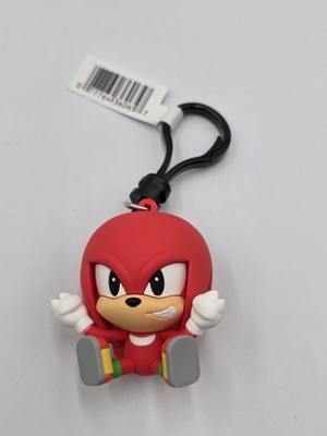 Sonic NEW * Knuckles Sitting Clip * Blind Bag Series 4 Figural Key Monogram