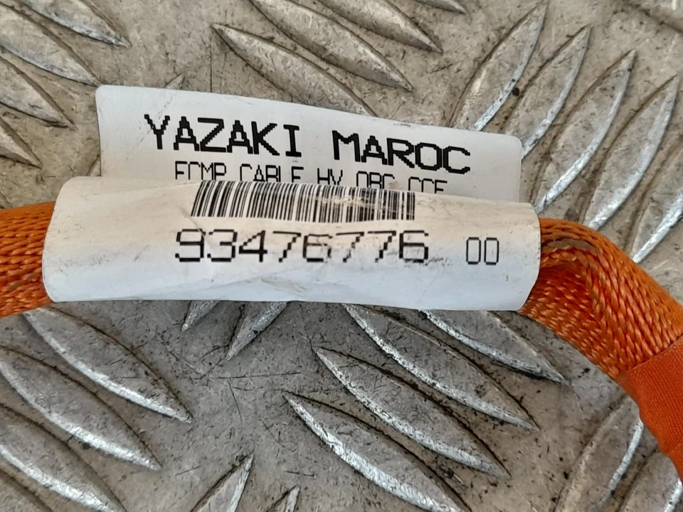 VAUXHALL CORSA F 2019-2024 EV High Voltage Cable 93476776 - Image 2 of 4