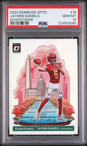 2024 Panini Donruss Optic - Downtown! Jayden Daniels #16 (RC)