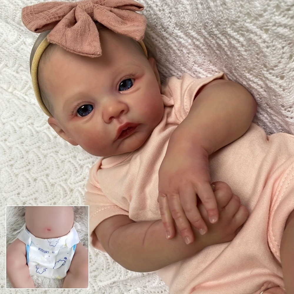 Full Body Vinyl Silicone Girl Doll Newborn Doll