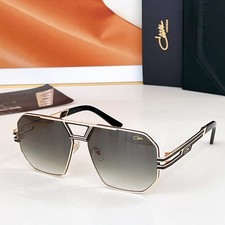 Cazal MOD9105 Gold Black Green Grey Gradient Unisex 61-15-145 Sunglasses