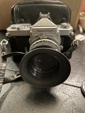USED Nikon Nikkormat FTN with 55mm F/3.5 Lens Tiffen 52mm UV Protector